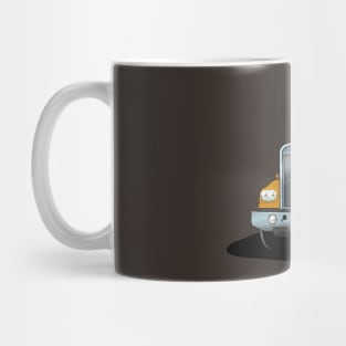 1976 Kenworth W900A in orange Mug